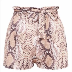 Tie Waist Shorts PrettyLittleThing